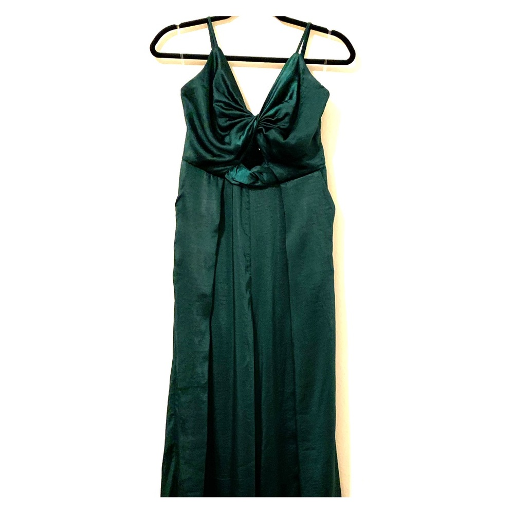 LATISTE Jumpsuit - NWT Satin Green